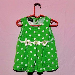 Green Polka Dot Sundress